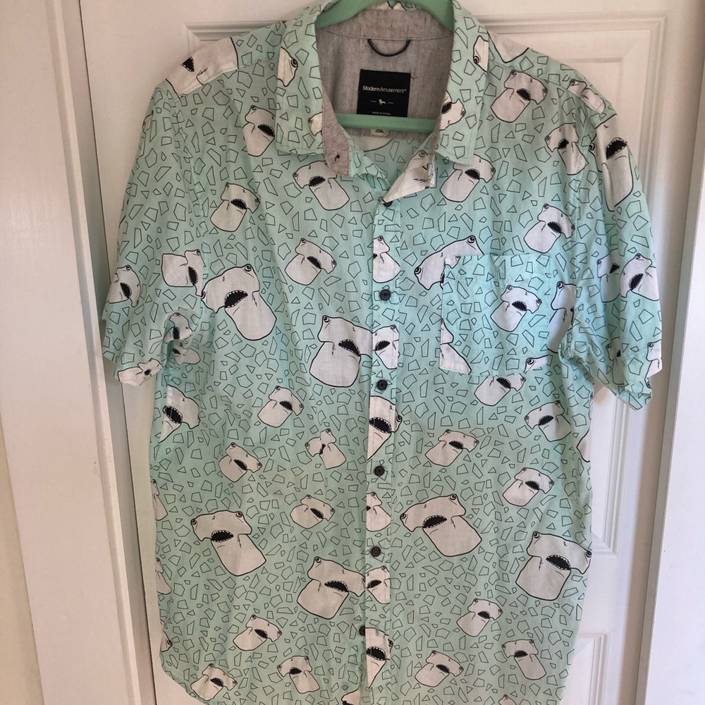 Modern Amusement Hammerhead Shark All over shirt